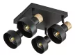 Rabalux Saskia 73058 spotlámpa, fekete, 4x E14 (max 15 W) foglalat, IP20