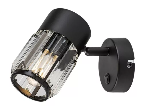 Rabalux Venaro 73059 spotlámpa, fekete, 1x E14 (max 15 W) foglalat, IP20