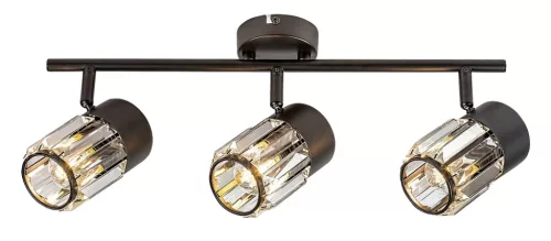 Rabalux Venaro 73061 spotlámpa, fekete, 3x E14 (max 15 W) foglalat, IP20