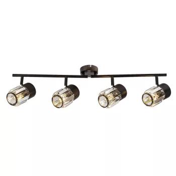 Rabalux Venaro 73062 spotlámpa, fekete, 4x E14 (max 15 W) foglalat, IP20