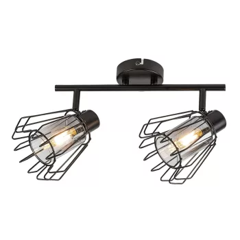 Rabalux Emerencia 73068 spotlámpa, fekete, 2x E14 (max 40 W) foglalat, IP20