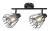Rabalux Emerencia 73068 spotlámpa, fekete, 2x E14 (max 40 W) foglalat, IP20