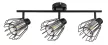 Rabalux Emerencia 73069 spotlámpa, fekete, 3x E14 (max 40 W) foglalat, IP20