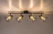 Rabalux Emerencia 73070 spotlámpa, fekete, 4x E14 (max 40 W) foglalat, IP20