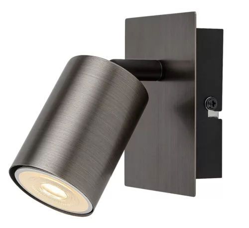 Rabalux Gerhard 73071 spotlámpa, acélszürke, 1x GU10 (max 15 W) foglalat, IP20