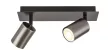 Rabalux Gerhard 73072 spotlámpa, acélszürke, 2x GU10 (max 15 W) foglalat, IP20