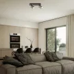 Rabalux Gerhard 73072 spotlámpa, acélszürke, 2x GU10 (max 15 W) foglalat, IP20
