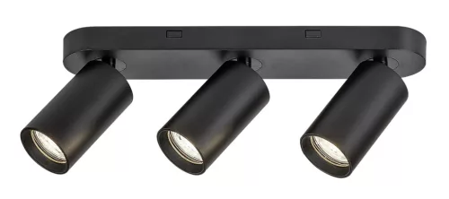 Rabalux Yorli 73083 spotlámpa, fekete, 3x GU10 (max 7 W) foglalat, IP20
