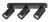 Rabalux Yorli 73083 spotlámpa, fekete, 3x GU10 (max 7 W) foglalat, IP20