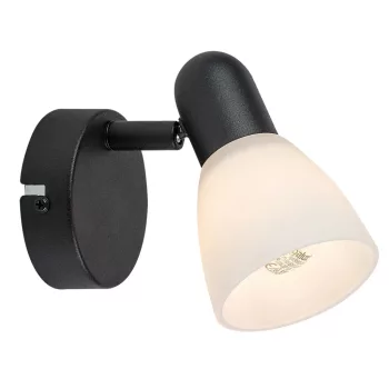Rabalux Soma 73091 spotlámpa, fekete, 1x E14 (max 40 W) foglalat, IP20