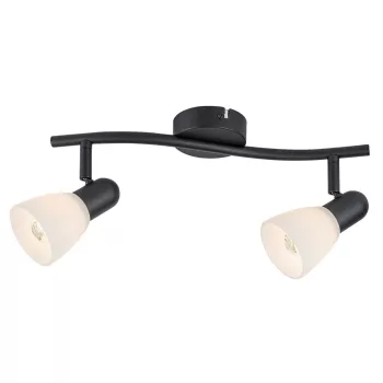 Rabalux Soma 73092 spotlámpa, fekete, 2x E14 (max 40 W) foglalat, IP20