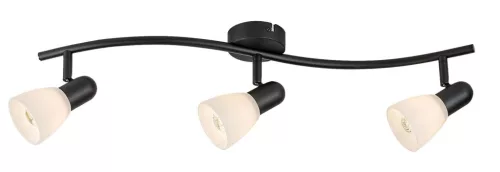 Rabalux Soma 73093 spotlámpa, fekete, 3x E14 (max 40 W) foglalat, IP20