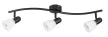 Rabalux Soma 73093 spotlámpa, fekete, 3x E14 (max 40 W) foglalat, IP20