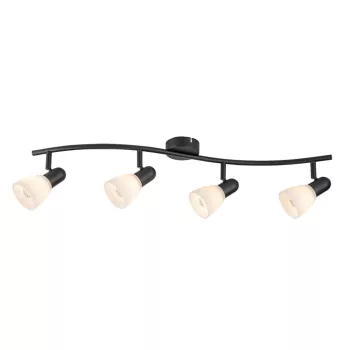 Rabalux Soma 73094 spotlámpa, fekete, 4x E14 (max 40 W) foglalat, IP20