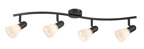 Rabalux Soma 73094 spotlámpa, fekete, 4x E14 (max 40 W) foglalat, IP20