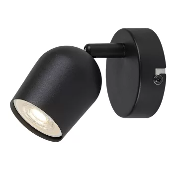 Rabalux Lianet 73101 spotlámpa, matt fekete, 1x GU10 (max 15 W) foglalat, IP20