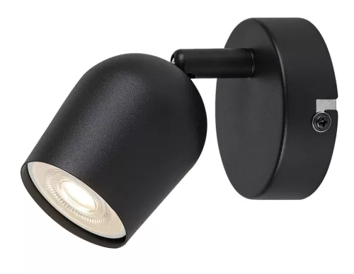 Rabalux Lianet 73101 spotlámpa, matt fekete, 1x GU10 (max 15 W) foglalat, IP20