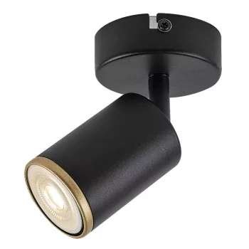 Rabalux Nolie 73107 spotlámpa, matt fekete, 1x GU10 (max 15 W) foglalat, IP20