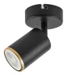 Rabalux Nolie 73107 spotlámpa, matt fekete, 1x GU10 (max 15 W) foglalat, IP20