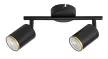 Rabalux Nolie 73108 spotlámpa, matt fekete, 2x GU10 (max 15 W) foglalat, IP20
