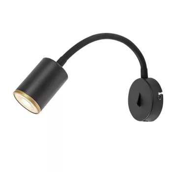 Rabalux Nolie 73111 spotlámpa, matt fekete, 1x GU10 (max 15 W) foglalat, IP20