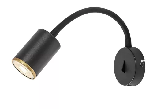 Rabalux Nolie 73111 spotlámpa, matt fekete, 1x GU10 (max 15 W) foglalat, IP20