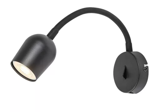 Rabalux Lianet 73113 spotlámpa, matt fekete, 1x GU10 (max 15 W) foglalat, IP20