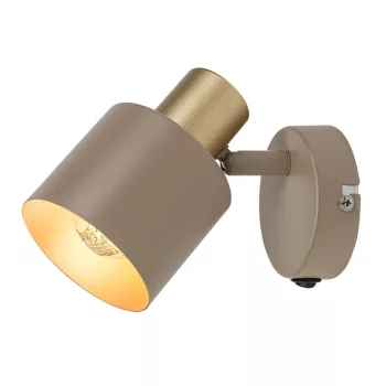 Rabalux Tisandra 73141 spotlámpa, grézs/ arany, 1x E14 (max 10 W) foglalat, IP20