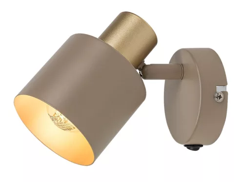 Rabalux Tisandra 73141 spotlámpa, grézs/ arany, 1x E14 (max 10 W) foglalat, IP20