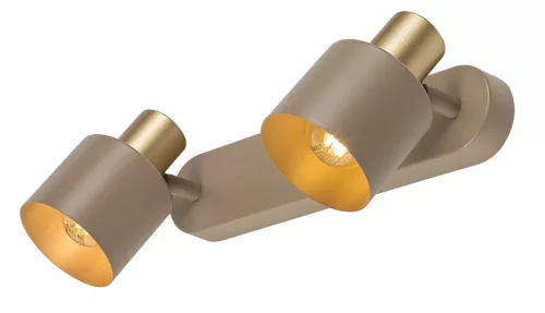 Rabalux Tisandra 73142 spotlámpa, grézs/ arany, 2x E14 (max 10 W) foglalat, IP20