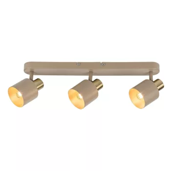 Rabalux Tisandra 73143 spotlámpa, grézs/ arany, 3x E14 (max 10 W) foglalat, IP20