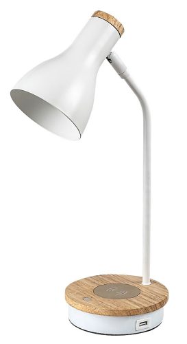 Rábalux 74001 MOSLEY beltéri asztali lámpa matt fehér színben, E14 foglalattal, IP20 védettséggel ( Rábalux 74001 )
