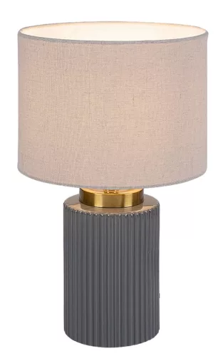 Rabalux Glovy 74045 asztali lámpa, szürke, 1x E14 (max 40 W) foglalat, IP20