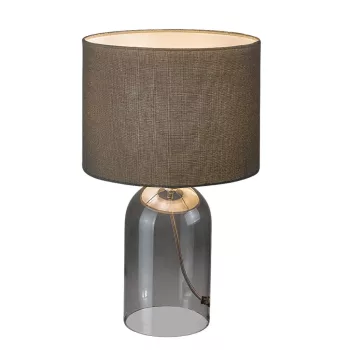 Rabalux Luxin 74047 asztali lámpa, füstszínű üveg, 1x E14 (max 40 W) foglalat, IP20