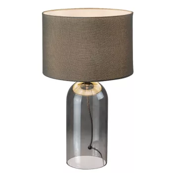 Rabalux Luxin 74048 asztali lámpa, füstszínű üveg, 1x E14 (max 40 W) foglalat, IP20