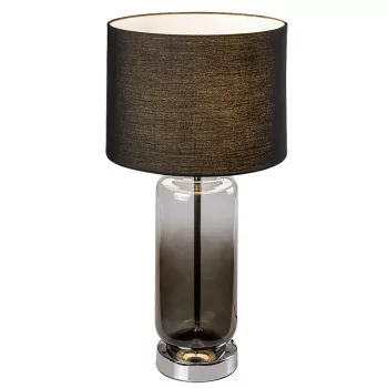 Rabalux Rien 74049 asztali lámpa, füstszínű üveg, 1x E27 (max 60 W) foglalat, IP20