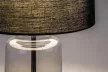 Rabalux Rien 74049 asztali lámpa, füstszínű üveg, 1x E27 (max 60 W) foglalat, IP20