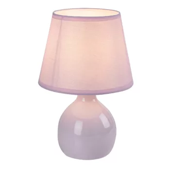 Rabalux Ingrid 74078 asztali lámpa, rózsa, 1x E14 (max 40 W) foglalat, IP20
