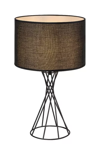 Rabalux Nivra 74082 asztali lámpa, fekete, 1x E27 (max 40 W) foglalat, IP20