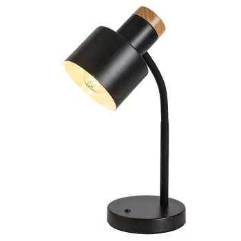 Rabalux Pastro 74096 asztali lámpa, fekete, 1x E27 (max 20 W) foglalat, IP20