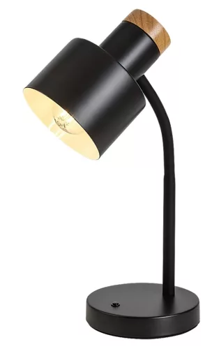 Rabalux Pastro 74096 asztali lámpa, fekete, 1x E27 (max 20 W) foglalat, IP20
