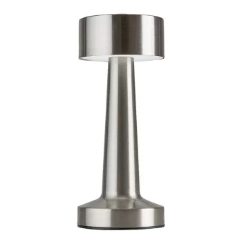 Rabalux Senan 74208 asztali lámpa, ezüst, beépített LED 2,7 W, 40 lm, 3000,6000,4000 K, IP20