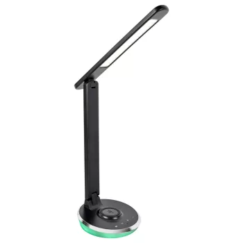 Rabalux Jacey 74226 asztali lámpa, fekete, beépített LED 6 W, 480 lm, 3000,4000,5000 K, IP20