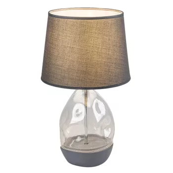 Rabalux Apolonia 74228 asztali lámpa, szürke, 1x E27 (max 40 W) foglalat, IP20