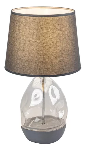 Rabalux Apolonia 74228 asztali lámpa, szürke, 1x E27 (max 40 W) foglalat, IP20