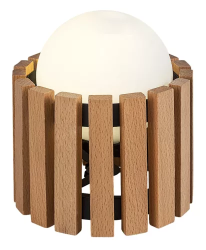 Rabalux Noxelle 74420 asztali lámpa, matt fekete/ tölgy, 1x G9 (max 5 W) foglalat, IP20