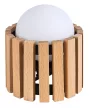 Rabalux Noxelle 74420 asztali lámpa, matt fekete/ tölgy, 1x G9 (max 5 W) foglalat, IP20