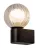 Rabalux Colzar 75021 fürdőszobai lámpa, matt fekete, 1x G9 (max 3,5 W) foglalat, IP44