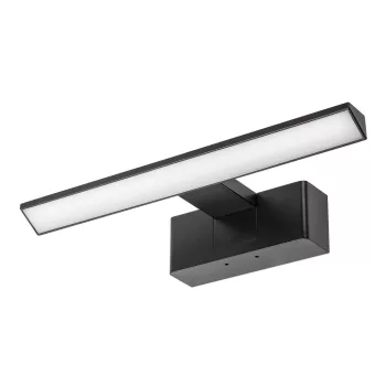 Rabalux Loric 75024 fürdőszobai lámpa, fekete, beépített LED 6 W, 375 lm, 4000 K, IP44
