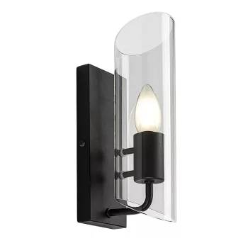 Rabalux Teodoro 75027 fürdőszobai lámpa, fekete, 1x E14 (max 12 W) foglalat, IP44